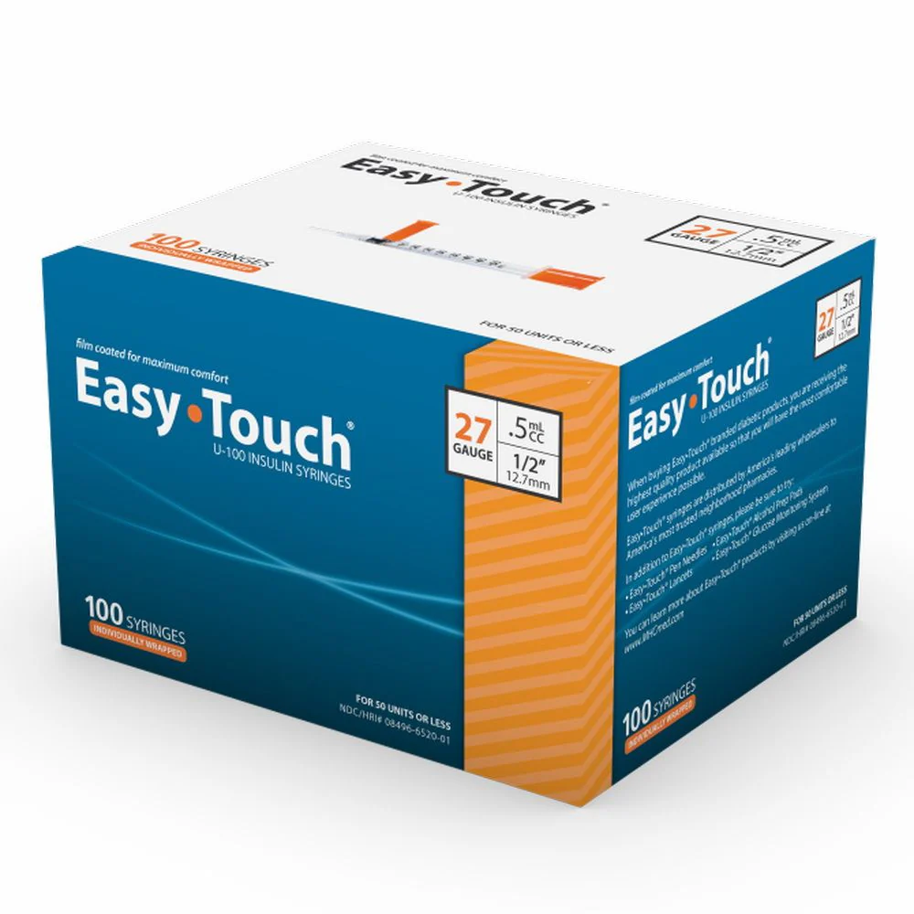 MHC Easy Touch U100 Insulin Syringes, EasyTouch - Image 11