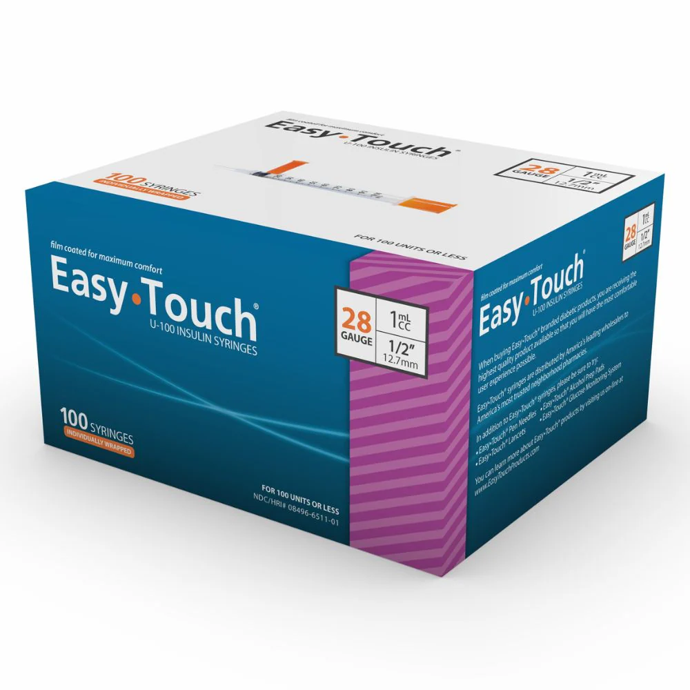 MHC Easy Touch U100 Insulin Syringes, EasyTouch - Image 12