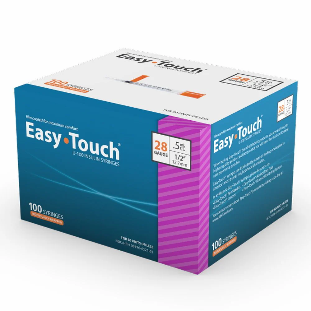 MHC Easy Touch U100 Insulin Syringes, EasyTouch - Image 13