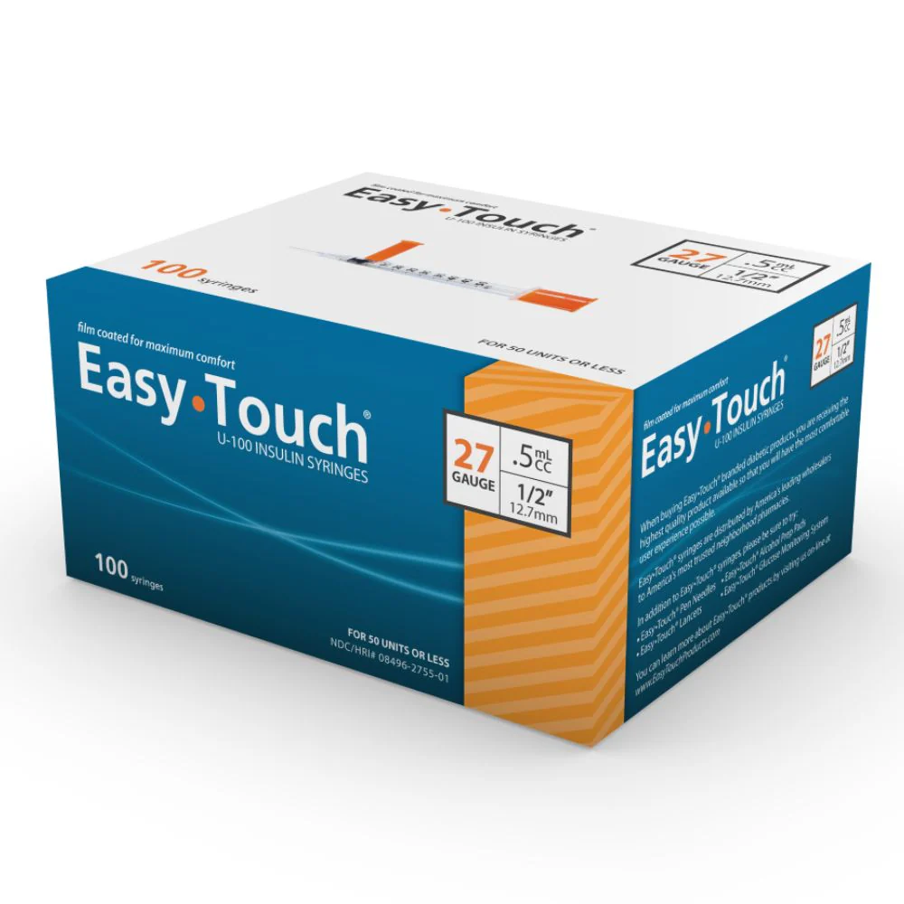 MHC Easy Touch U100 Insulin Syringes, EasyTouch - Image 18