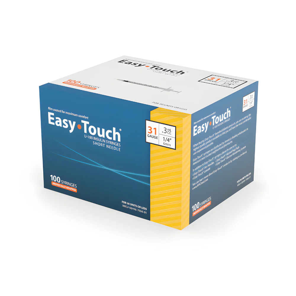MHC Easy Touch U100 Insulin Syringes, EasyTouch - Image 4