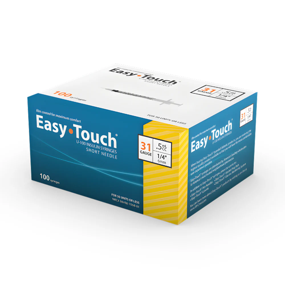 MHC Easy Touch U100 Insulin Syringes, EasyTouch - Image 5