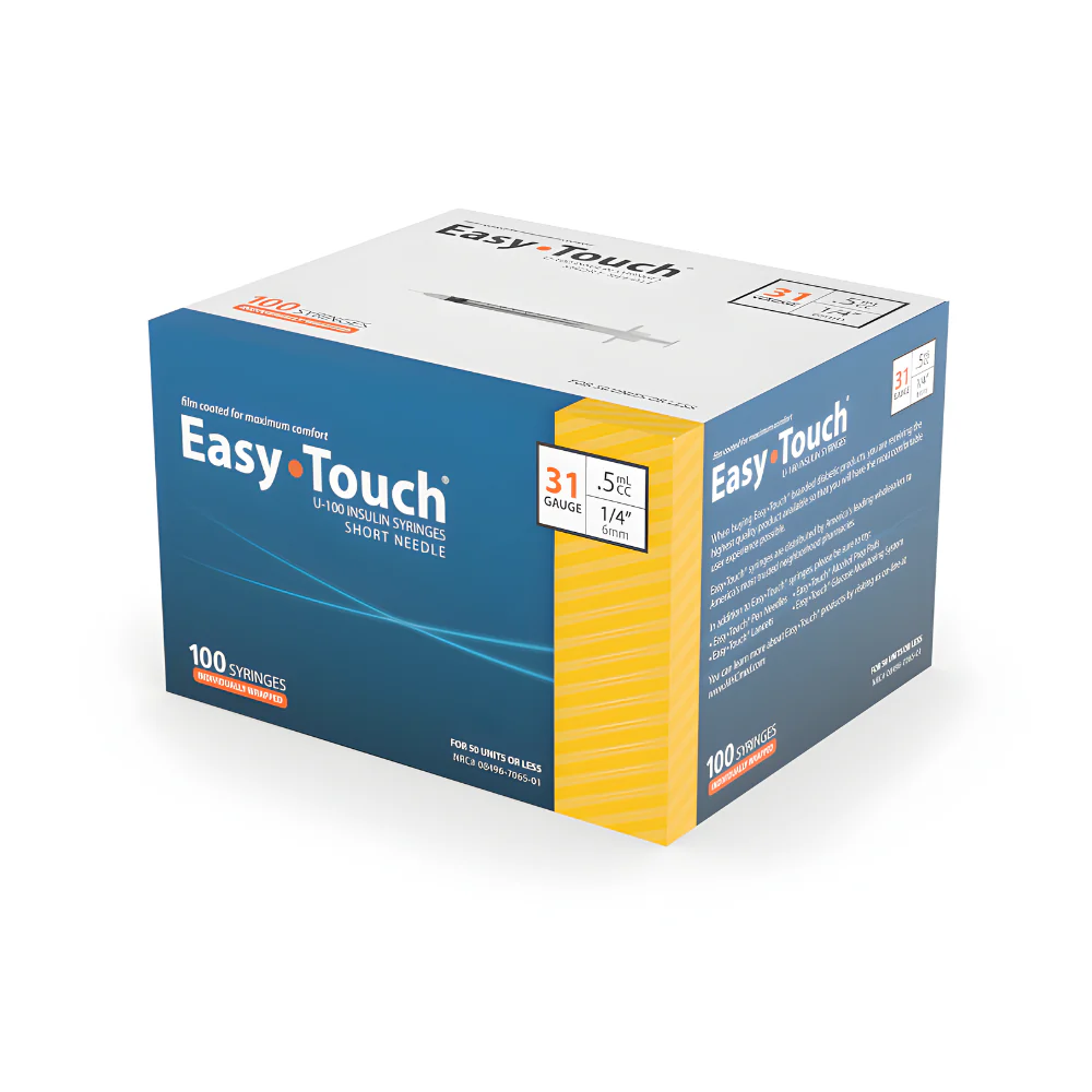 MHC Easy Touch U100 Insulin Syringes, EasyTouch - Image 6