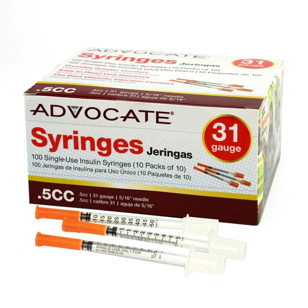Pharma Supply Advocate U100 Insulin Syringes - Image 3