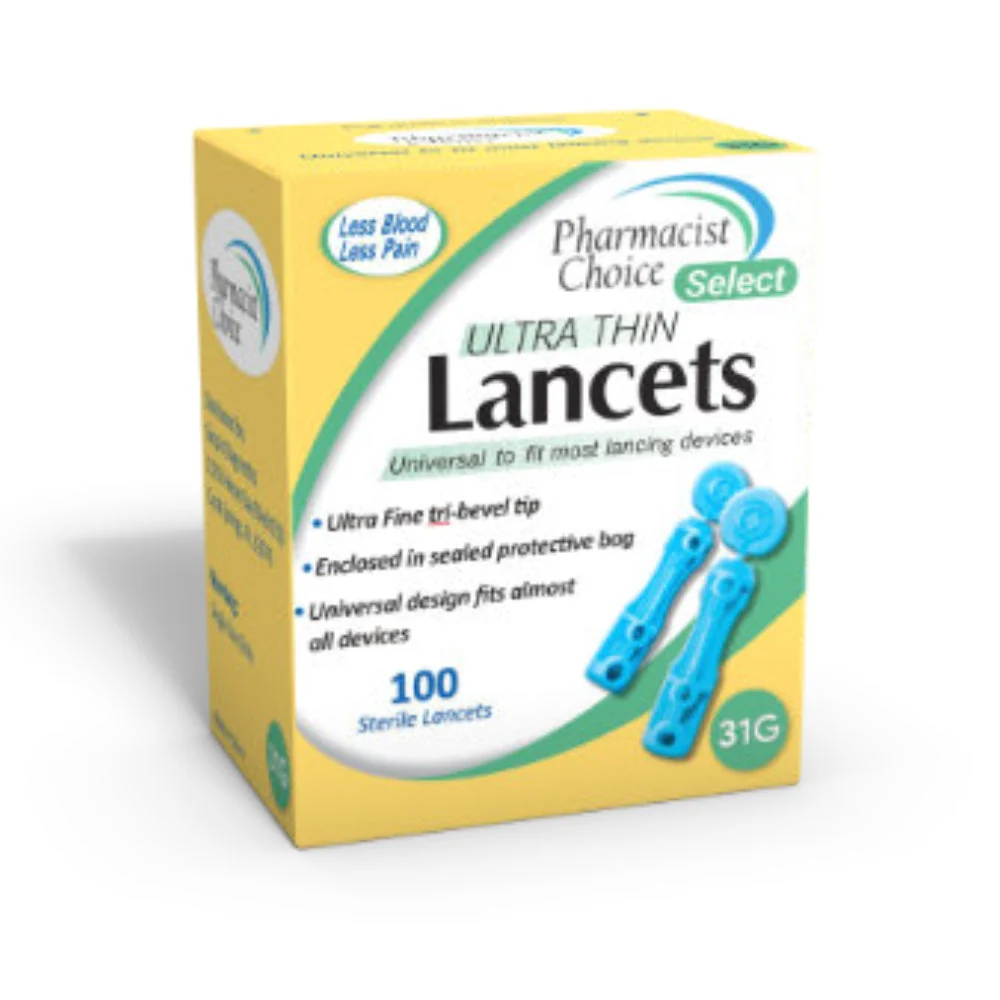 Pharmacist Choice Ultra Thin Twist Top Lancets - Image 2