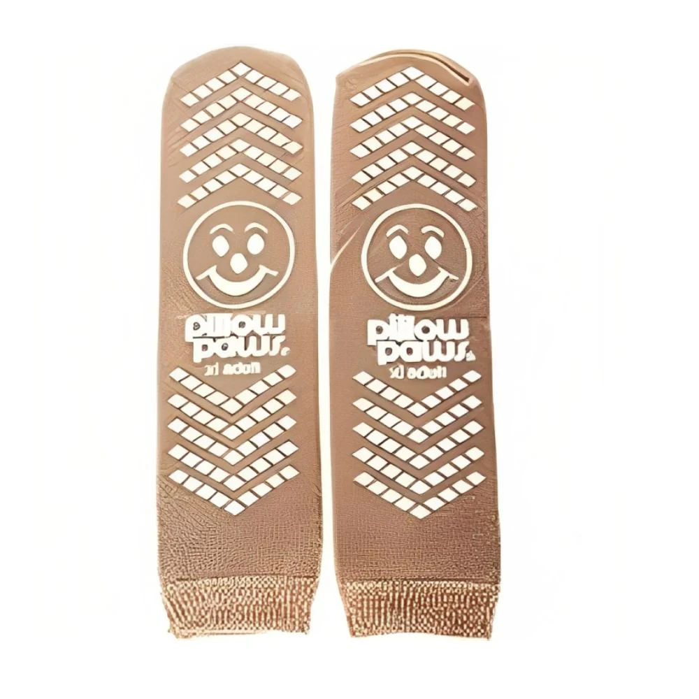 Pillow Paws Terries Non-Slip Hospital Socks With Grips, Soft Terry Cloth - Image 2