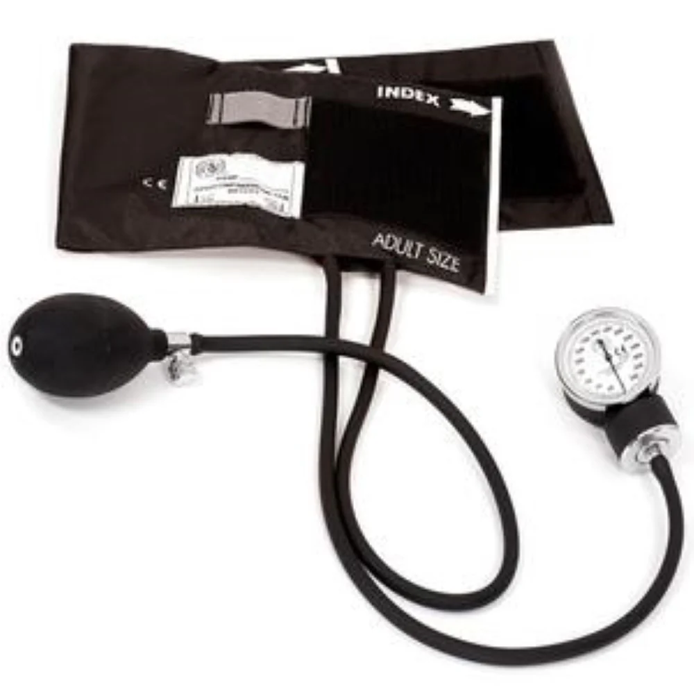 Basic Aneroid Sphygmomanometer W/Nylon Cuff, Adult