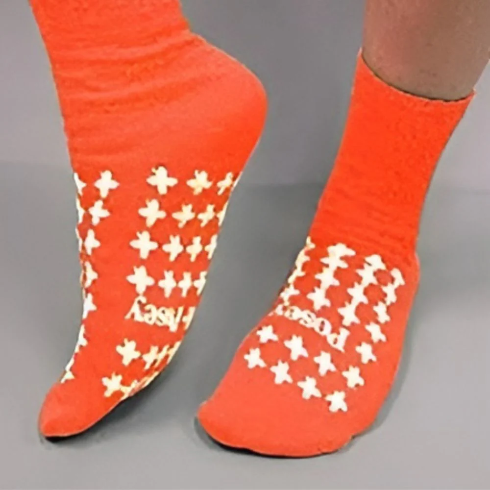 Posey Non-Slip Hospital Socks with Grips, Soft Terry Cloth - Image 3