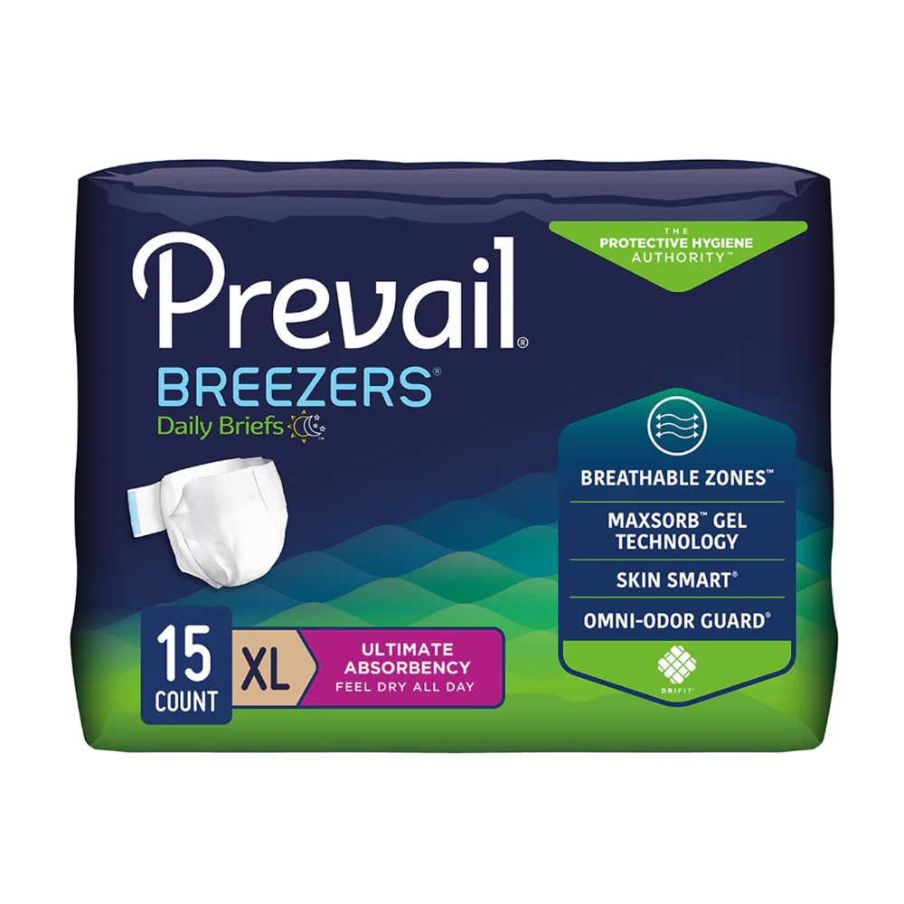 Prevail Breezers Adult Diapers Maximum Absorbency and Leak Control - Image 5