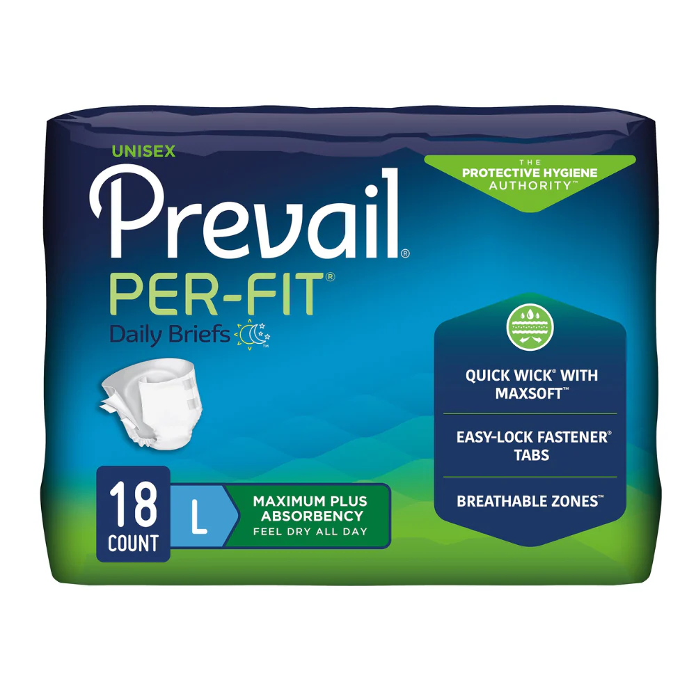 Prevail Per-Fit Adult Briefs, Maximum Absorbency and Incontinence Protection - Image 2