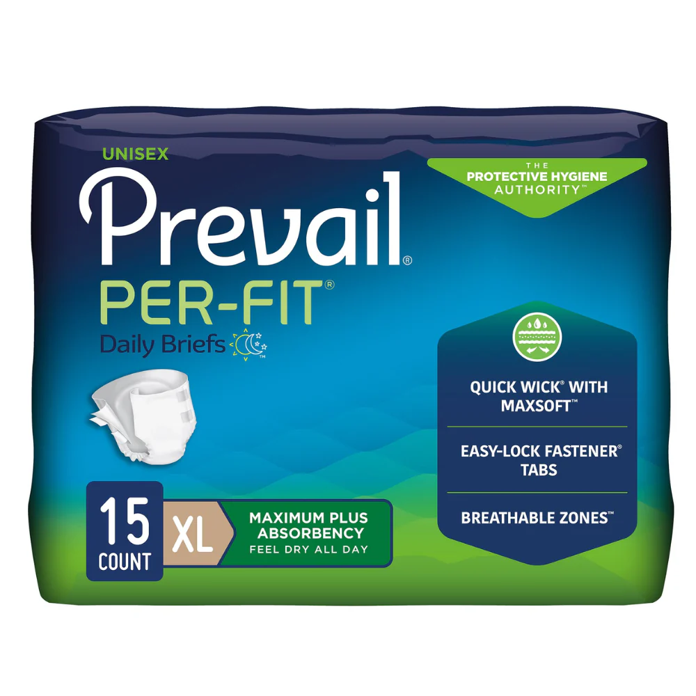 Prevail Per-Fit Adult Briefs, Maximum Absorbency and Incontinence Protection - Image 3