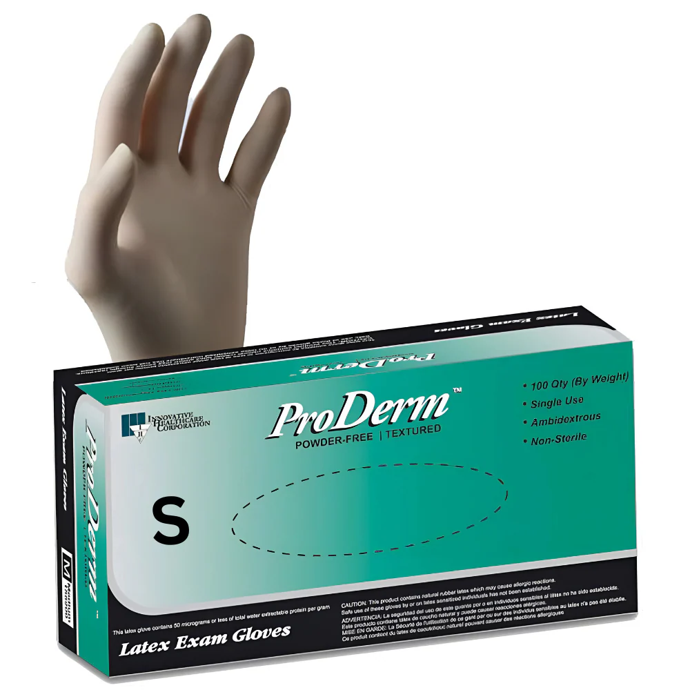 ProDerm 155 Series Latex Examination Gloves - Image 3