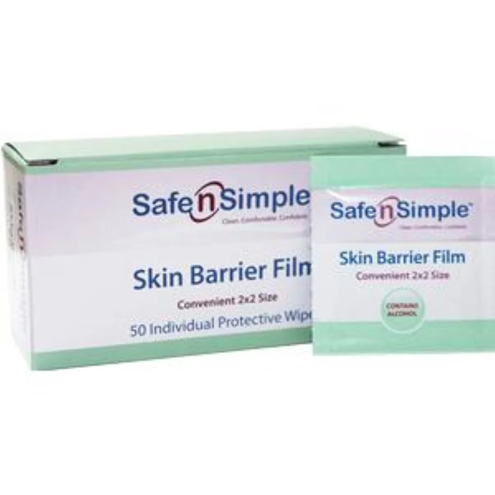 Skin Barrier Film Wipe, 2"x2"