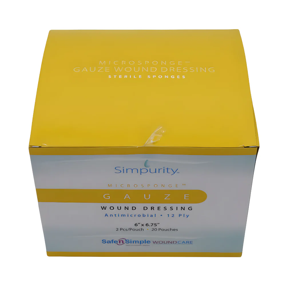 Safe n' Simple Simpurity Antimicrobial Gauze Sponge - Image 7