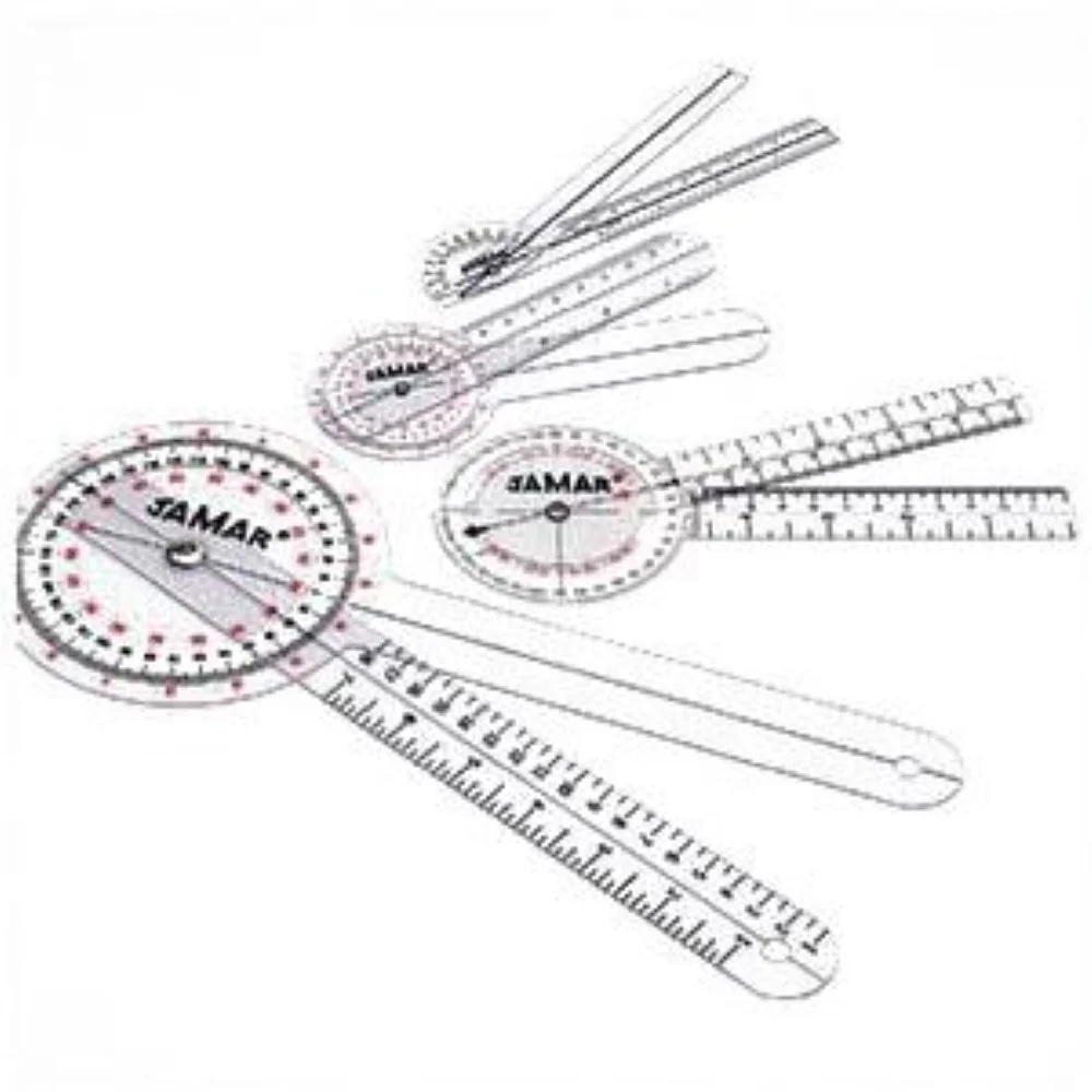 Sammons Preston Inc EZ Read Jamar Goniometer 6-3/4", Scale Reads 0° to 180° in 5° increments, Ideal for Small Joints