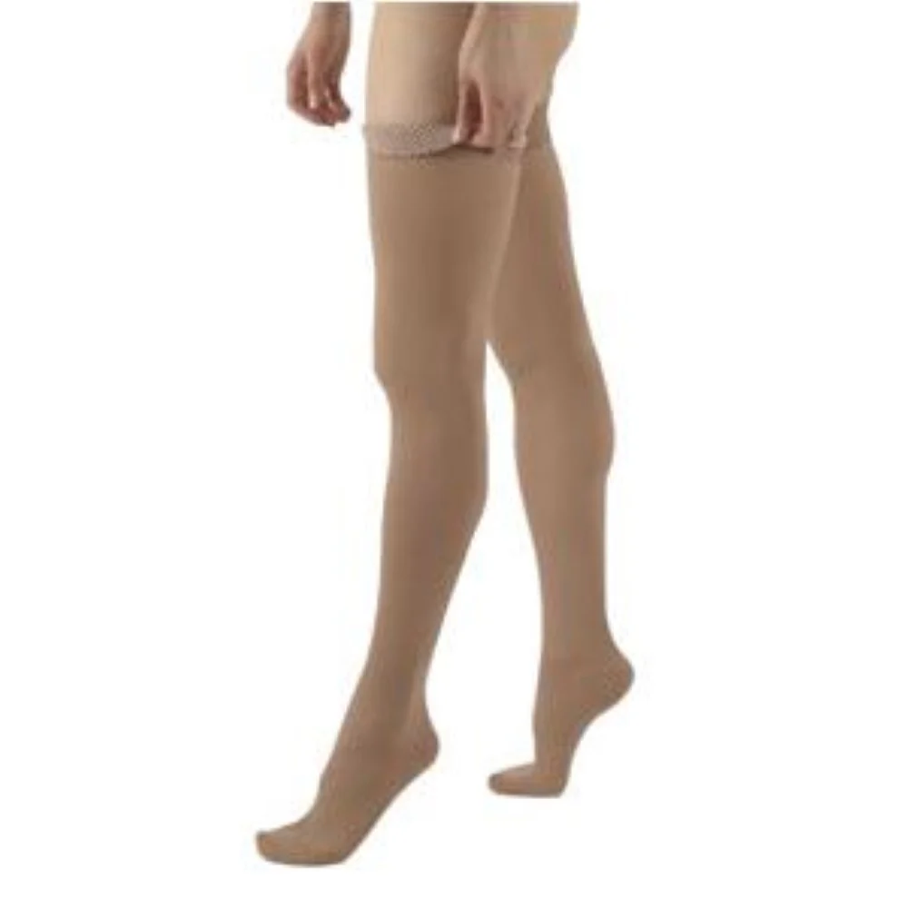 Sigvaris Thigh W/Grip,20-30,Med,Long,Womens Clsd Toe,Crispa