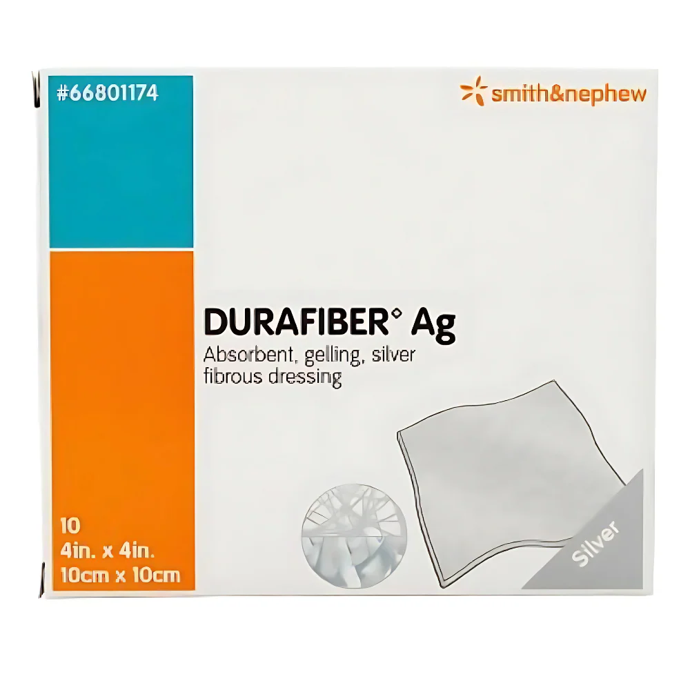 Smith & Nephew Durafiber Ag Gelling Fiber Dressing, Non-Woven, Sterile, Latex-Free - Image 2
