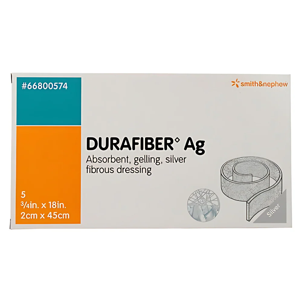 Smith & Nephew Durafiber Ag Gelling Fiber Dressing, Non-Woven, Sterile, Latex-Free - Image 4