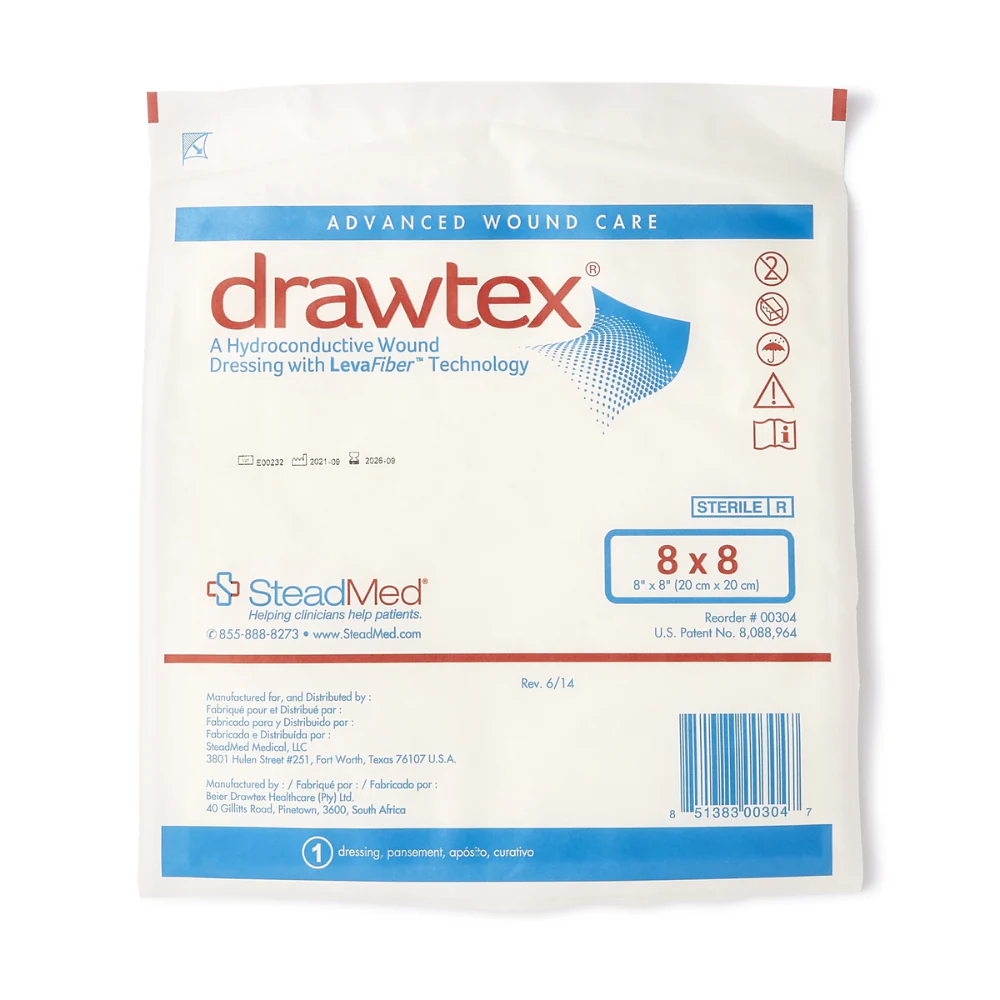 SteadMed Drawtex Hydroconductive Wound Dressing with LevaFiber Technology - Image 10