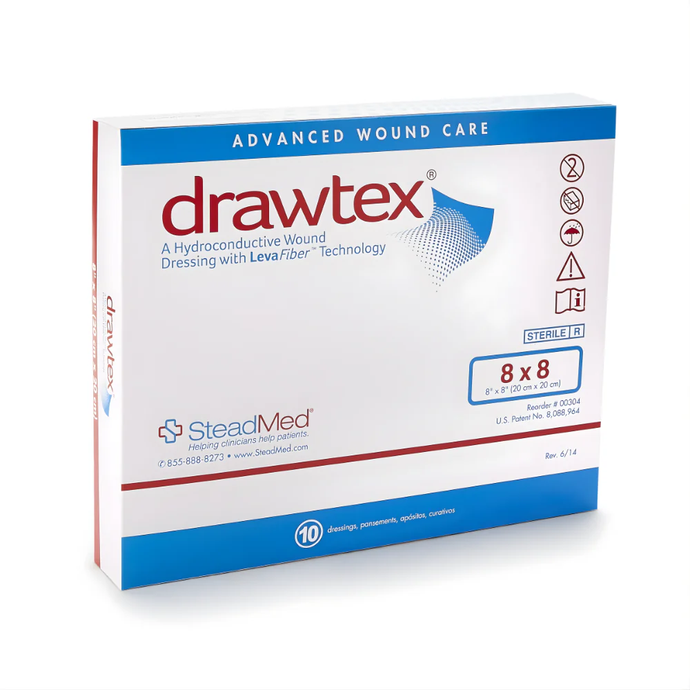 SteadMed Drawtex Hydroconductive Wound Dressing with LevaFiber Technology - Image 11