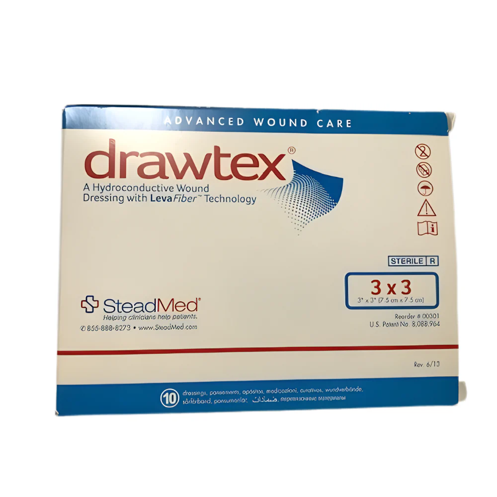 SteadMed Drawtex Hydroconductive Wound Dressing with LevaFiber Technology - Image 5