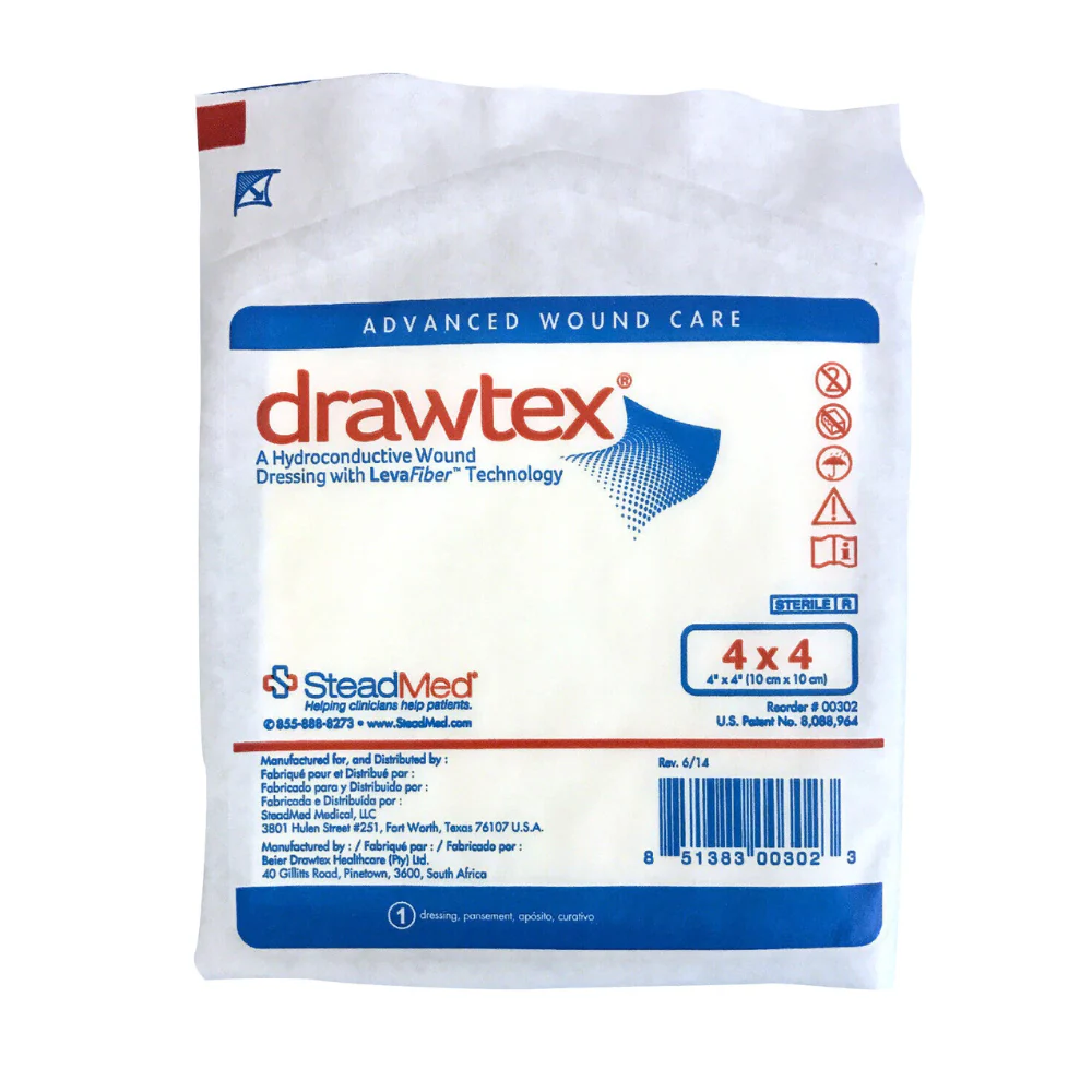 SteadMed Drawtex Hydroconductive Wound Dressing with LevaFiber Technology - Image 6
