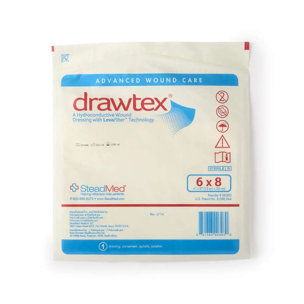 SteadMed Drawtex Hydroconductive Wound Dressing with LevaFiber Technology - Image 8