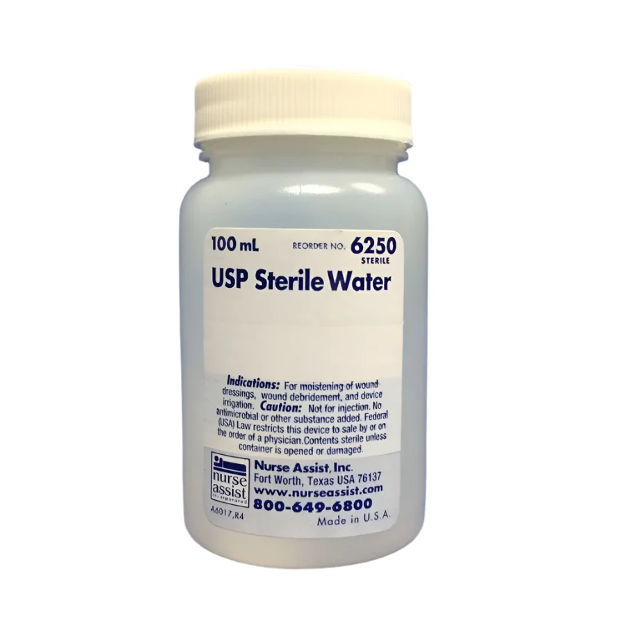 SteriCare Solutions Nurse Assist Medical Grade Sterile Water, 100 mL to 1000 mL - Image 4