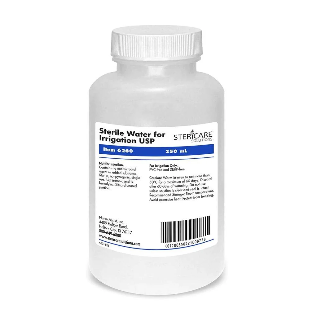 SteriCare Solutions Nurse Assist Medical Grade Sterile Water, 100 mL to 1000 mL - Image 5