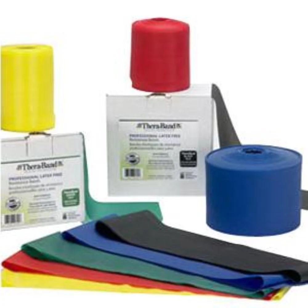 Milliken Medical Thin Latex-free Excercise Band, 25 yds, Yellow, Professional