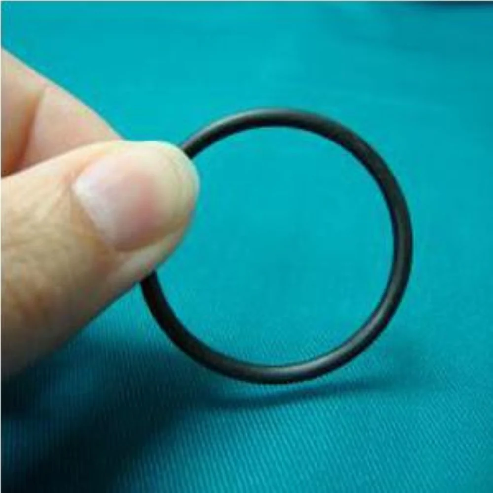 Torbot Pouch O-ring Size 1-1/2 In., Black, Rubber rings