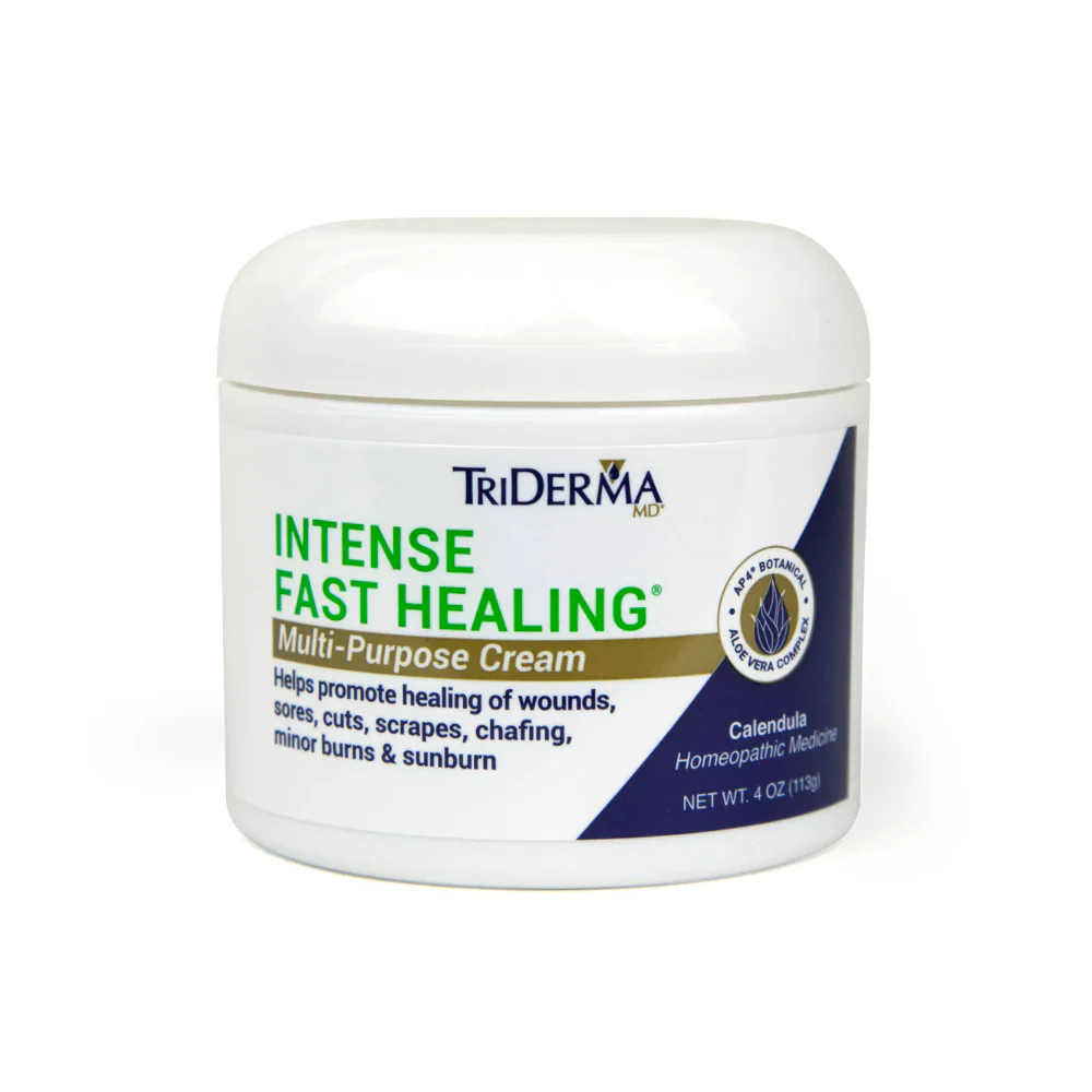 TriDerma Intense Fast Healing Skin Cream with AP4 Aloe Vera Complex - Image 3