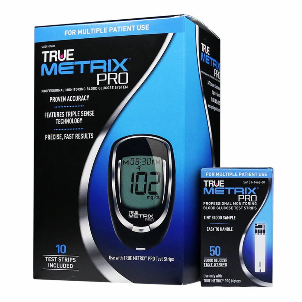 Trividia True Metrix Pro Blood Glucose Test Strips / Meter / Monitoring Kit - Image 3