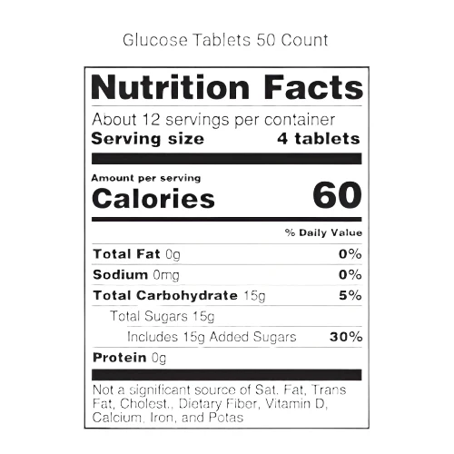 Trividia Health TRUEplus Glucose Tablets, 3.75g Fast-Acting Carbs Per Tablet, Raspberry/Orange Flavors - Image 3