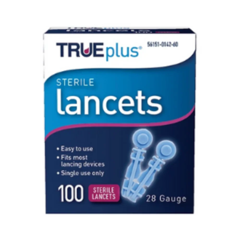 Trividia True Plus Twist-Top 28/30/33G Universal Lancets for TRUEdraw Lancing Device