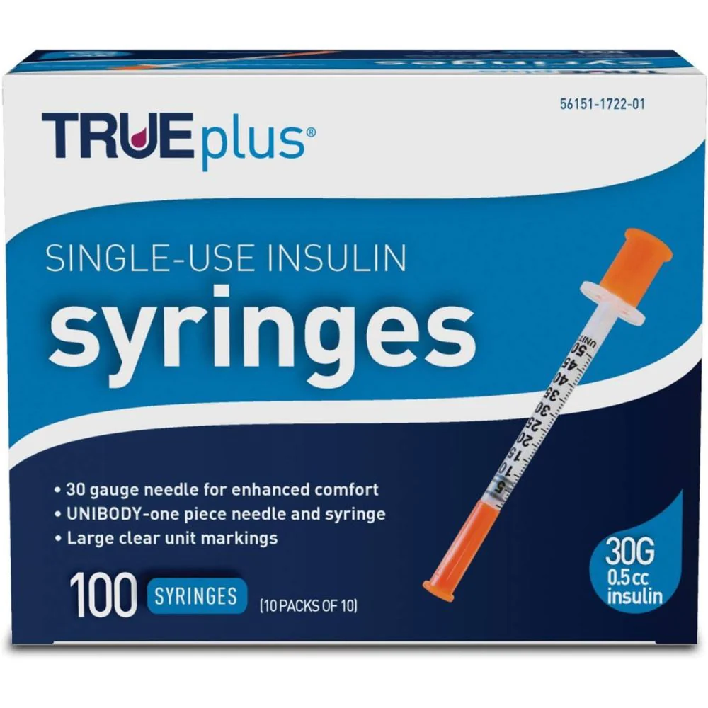 Trividia TRUEplus U100 Insulin Syringes, TRUE plus - Image 8