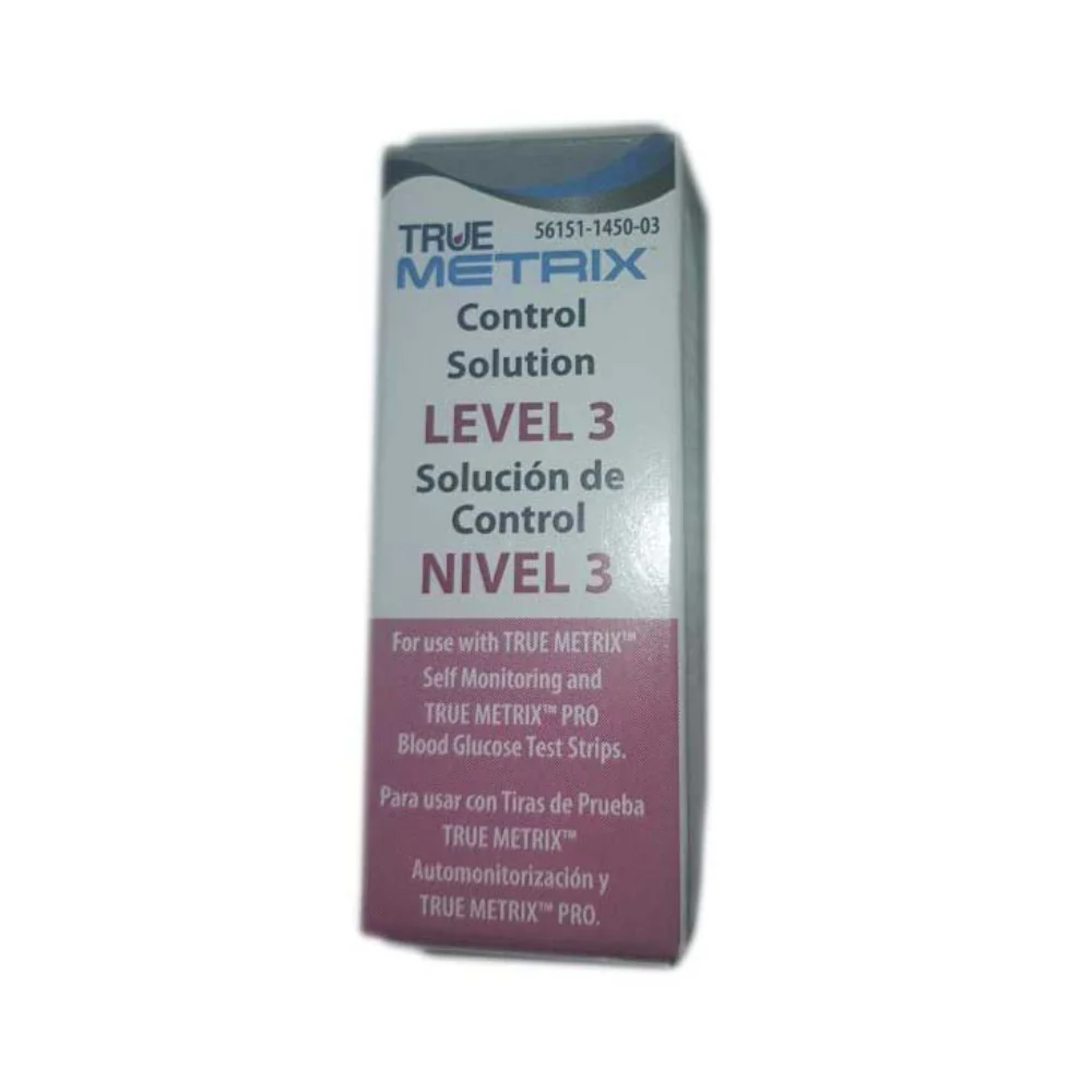 TRUE Metrix Control Solution, Levels 1, 2, and 3 (Low, Normal, High) for TRUE Metrix Meters and Test Strips - Image 3