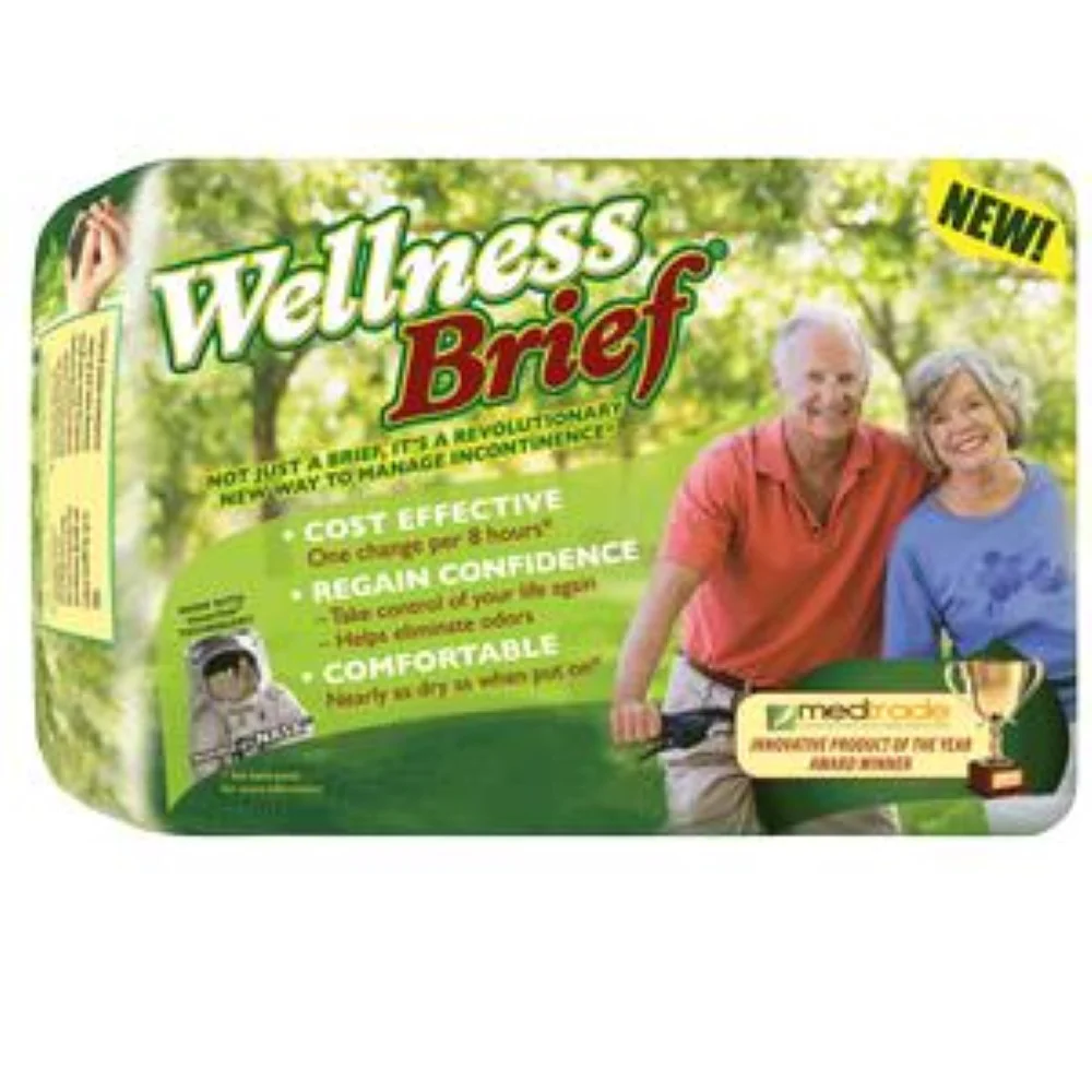 Wellness Brief Original Adult Diaper, XL 47" to 67" Waist