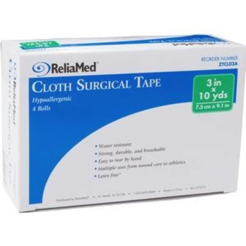 Cardinal Health Essentials Surgical Cloth Tape, Hypoallergenic, 10 yd. - Image 4
