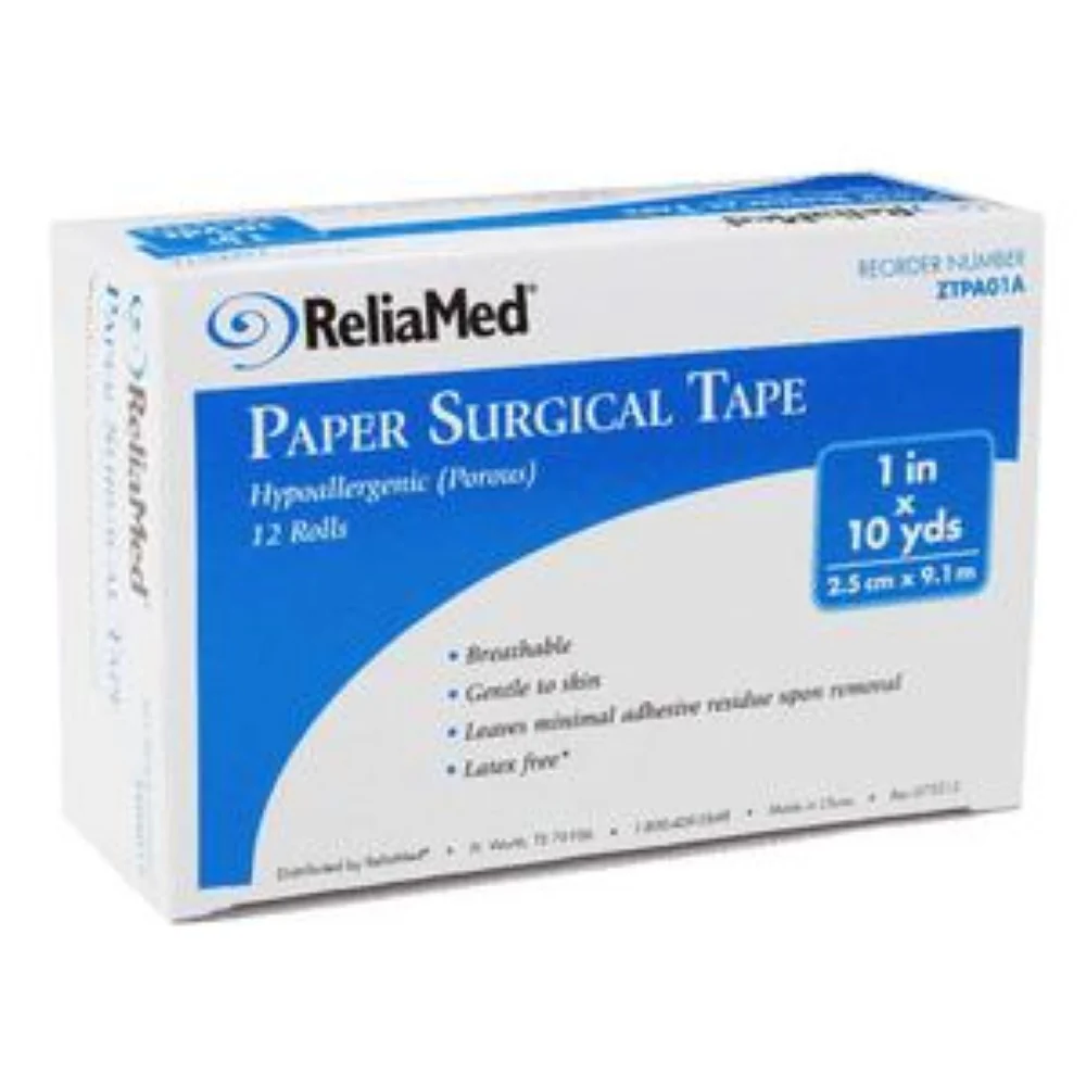 Cardinal Health Essentials Paper Surgical Tape, 1" x 10 yds